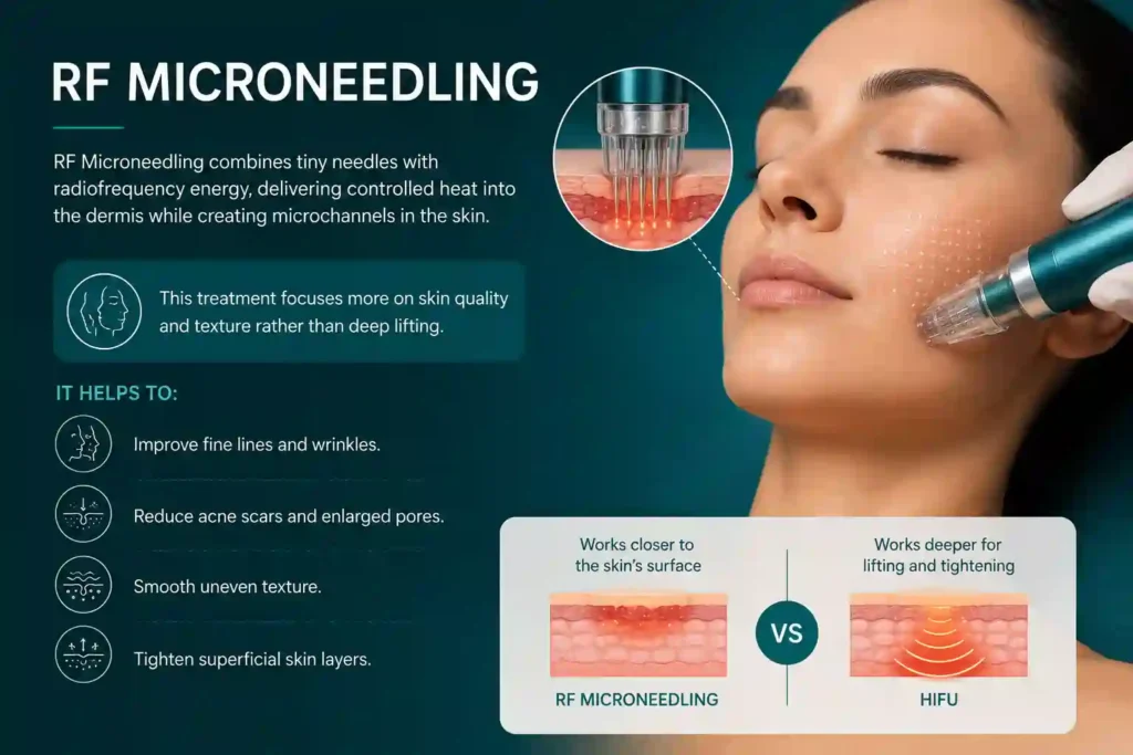 What Does RF Microneedling Do That HIFU Alone Cannot Cirencester